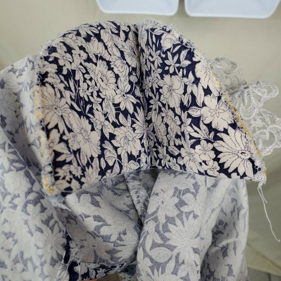 Byer Too Womens Vintage 90s Floral Dress Cottage Core Long Lace Size 7 - Picture 10 of 12